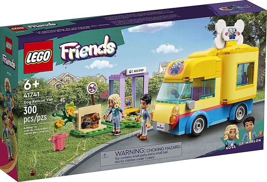 LEGO® LEGO® Friends 41741 Hunderettungswagen Konstruktionsspielsteine, (300 günstig online kaufen