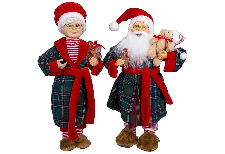 Christmas Paradise Weihnachtsmann Deko Figur Pärchen 45 cm (Weihnachtsdeko, günstig online kaufen