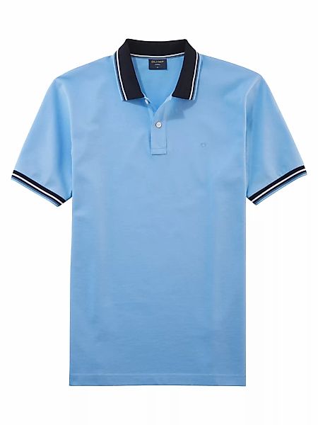 OLYMP Poloshirt Casual farbliche Kontrast-Details günstig online kaufen