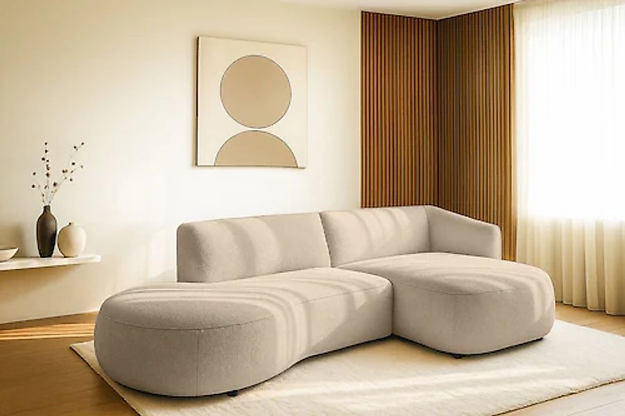 Home affaire Ecksofa »Ostrup« schlichtes modernes Design, in verschiedenen günstig online kaufen