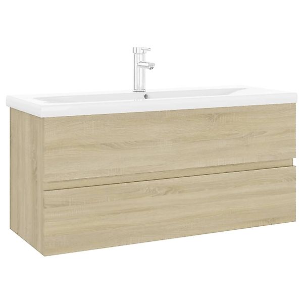 vidaXL Waschbeckenunterschrank Einbaubecken Sonoma-Eiche Holzwerkstoff 3071 günstig online kaufen