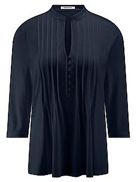 Jerseybluse Peter Hahn blau günstig online kaufen