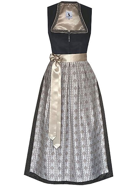 Alpenmärchen Dirndl Langes Dirndl Adele in schwarz - ALM1029 günstig online kaufen
