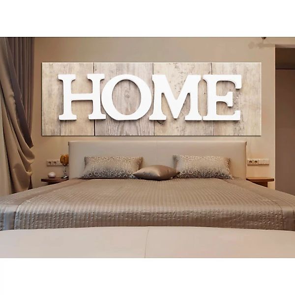 Wandbild Home on Wood XXL günstig online kaufen