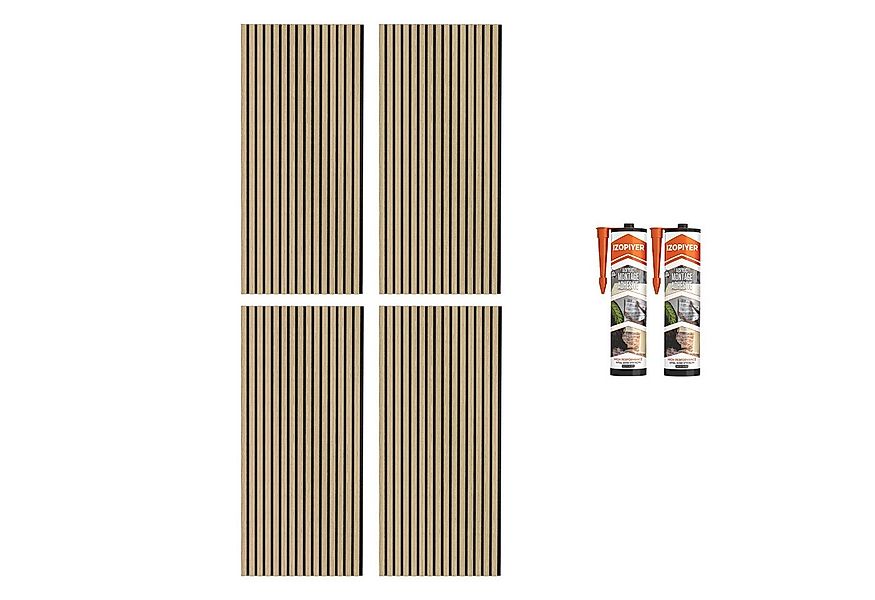 IZODEKOR 3D Wandpaneel IZODEKOR 3D Wandpaneele Holz Schalldämmung, Akustikp günstig online kaufen