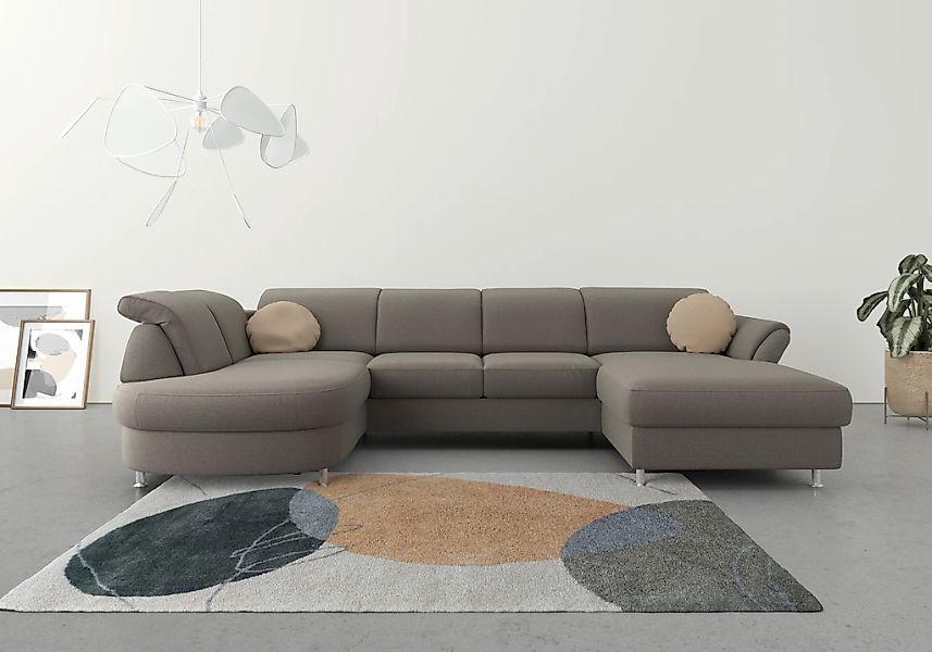 sit&more Wohnlandschaft "Apulia U-Form" wahlweise Bettfunktion, Bettkasten günstig online kaufen