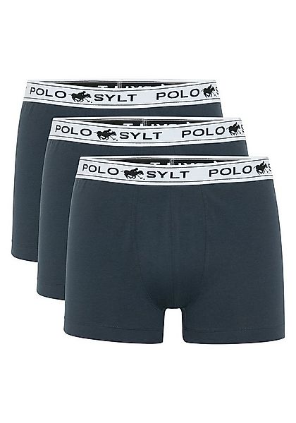 Polo Sylt Boxershorts im 3er-Pack mit Label-Elastikbund (3er-Pack, 3-St) günstig online kaufen