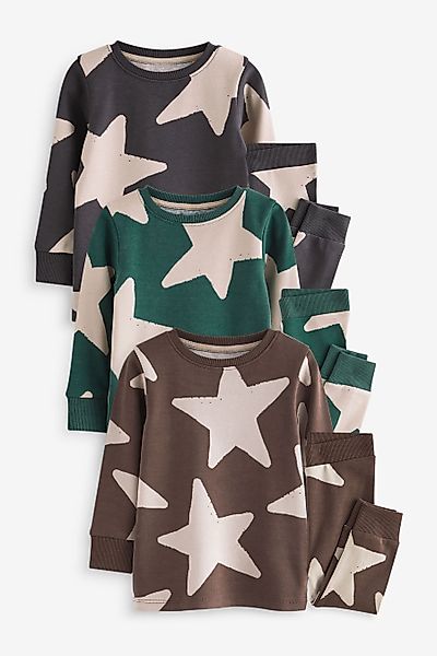 Next Pyjama 3er-Pack Langarm-Schlafanzüge (6 tlg) günstig online kaufen