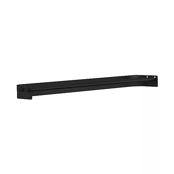 Form & Refine - Arc Handtuchhalter zweiarmig - schwarz matt/beschichtet, un günstig online kaufen