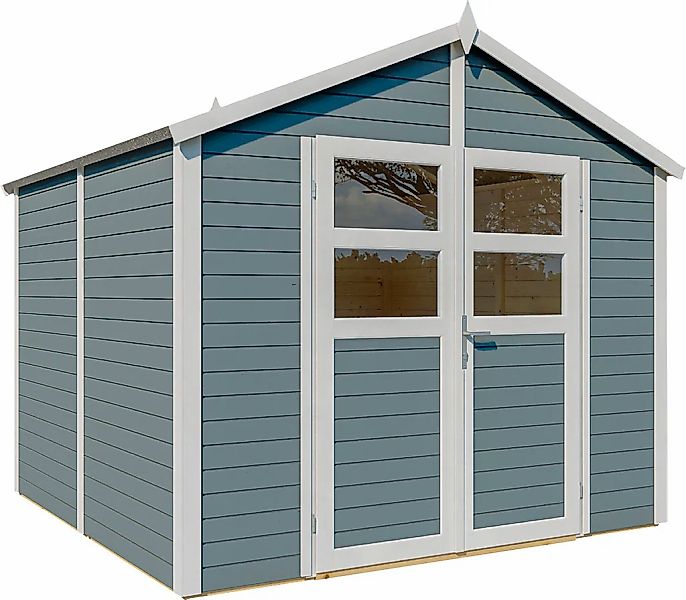 KONIFERA Gartenhaus "Visby 4" Inklusive Fussboden, in 4 Größen und 2 Farben günstig online kaufen