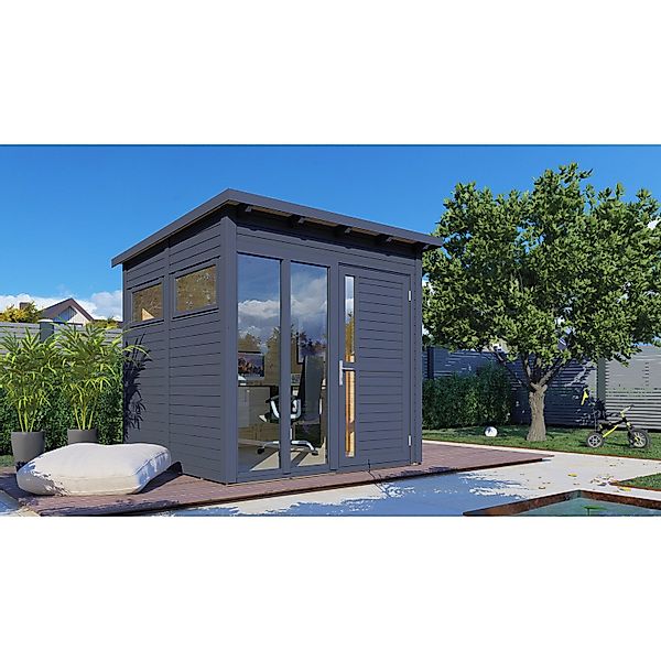 BERTILO Gartenhaus "Pentus 2 Office, in verschiedenen Farben" günstig online kaufen