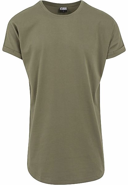 URBAN CLASSICS T-Shirt "Urban Classics Herren Long Shaped Turnup Tee" 1 Stk günstig online kaufen