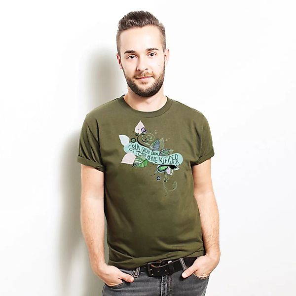Grün Sind Alle Meine Kleider - Herrenshirt Aus Biobaumwolle günstig online kaufen