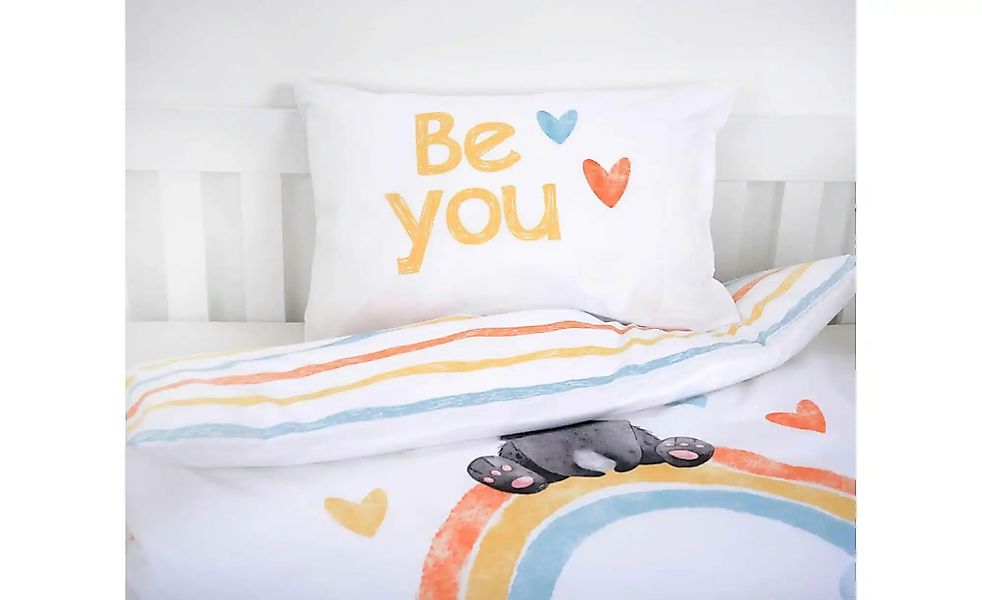 Herding Bettwäsche-Set  Regenbogen Panda ¦ mehrfarbig ¦ Maße (cm): B: 100 H günstig online kaufen