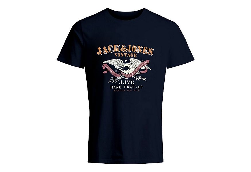 Jack & Jones Print-Shirt T-Shirt Crew Neck mit großem Markenprint günstig online kaufen