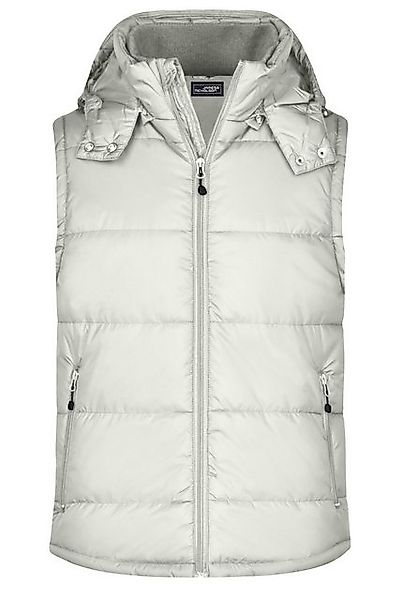 James & Nicholson Steppweste Modische Herren Steppweste mit abnehmbarer Kap günstig online kaufen