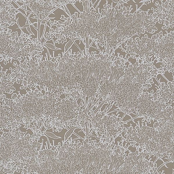 Bricoflor Skandinavische Tapete mit Blumen Moderne Blumentapete in Hellblau günstig online kaufen