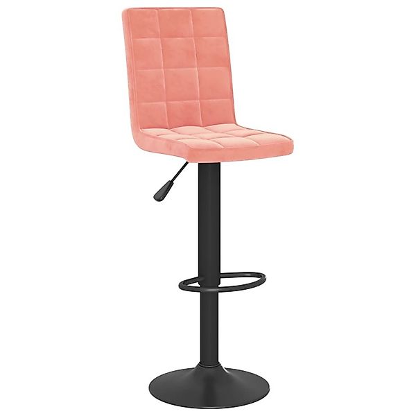 vidaXL Barhocker Barhocker Rosa Samt (1 günstig online kaufen