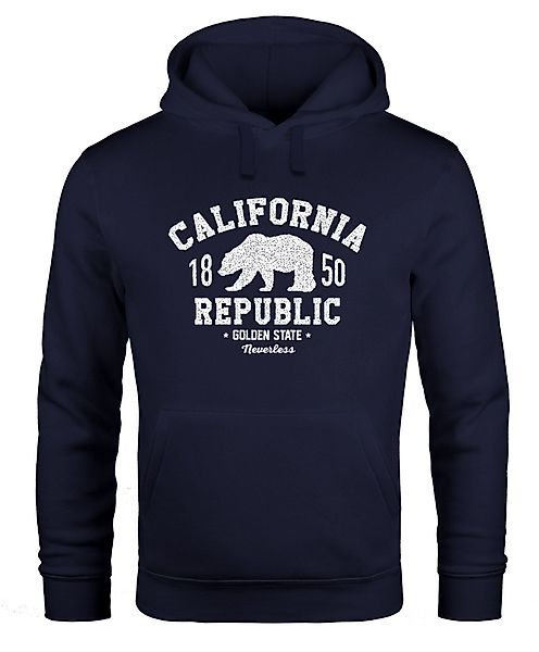 Neverless Hoodie Hoodie Herren California Republic günstig online kaufen