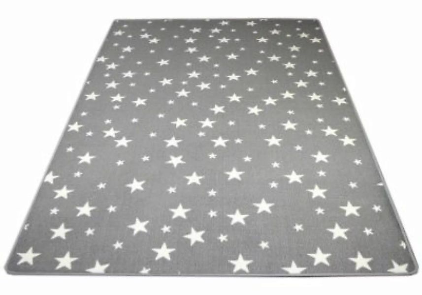 Snapstyle Kinder Spiel Teppich Sterne Spielteppiche grau Gr. 80 x 200 günstig online kaufen