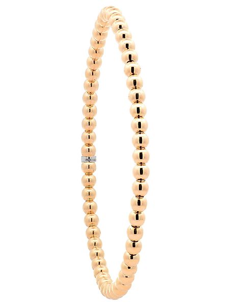 HOPLO Goldarmband Goldkette Kugelkette Breite 4,0mm günstig online kaufen