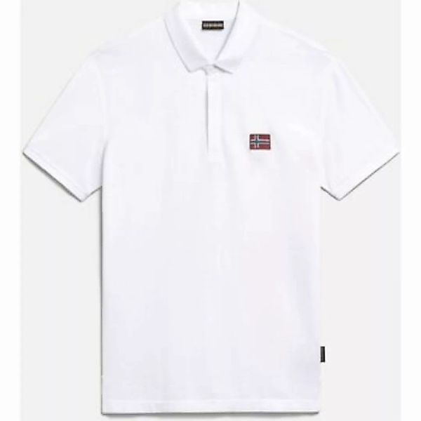 Napapijri  T-Shirts & Poloshirts EBEA NP0A4G2M-002 BRIGHT WHITE günstig online kaufen