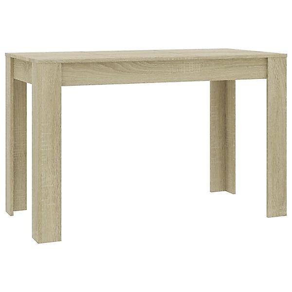 vidaXL Esstisch, Esszimmertisch Sonoma-Eiche 120x60x76 cm Holzwerkstoff günstig online kaufen