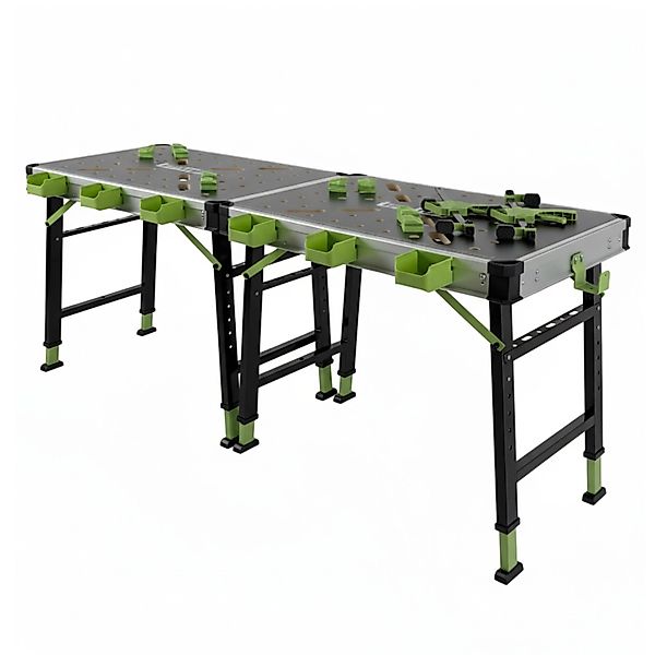 TRUTZHOLM 2x Werkbank Klappbar Höhenverstellbar bis 90cm Multifunktionstisc günstig online kaufen