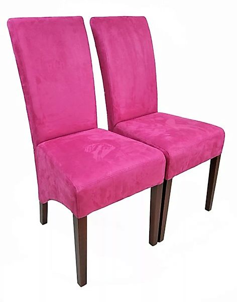 Esszimmerstuhl pink Stoff KENZO von EMPINIO24 günstig online kaufen