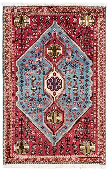 morgenland Wollteppich »Abadeh Medaillon 120 x 72 cm«, rechteckig günstig online kaufen