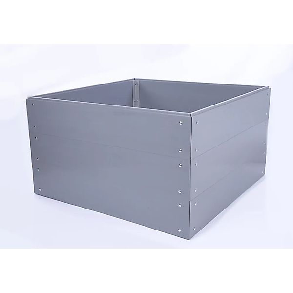 PROREGAL Hochbeete Growline Plast HxBxT 61x80x80cm 3 Ebenen Grau günstig online kaufen