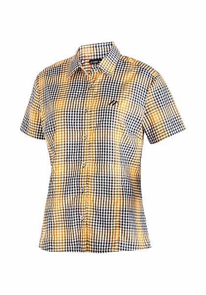 Maier Sports Funktionsbluse "Philina" Karierte Kurzarm-Bluse für Wandern, R günstig online kaufen