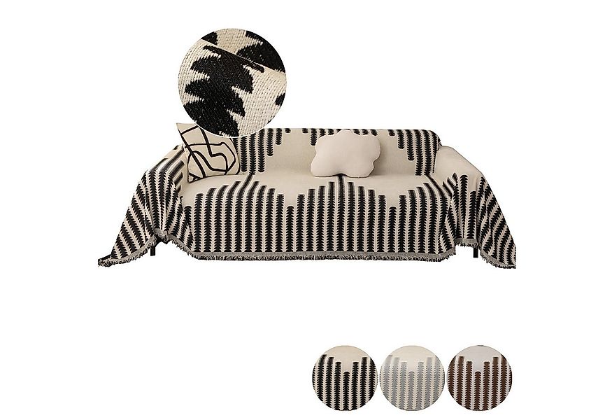 Jibenhome Sofahusse Weich Sofa Deckenbezug Couchbezug, Geometrische Sofadec günstig online kaufen