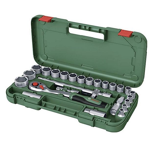 Bosch Home & Garden Steckschlüssel Handwerkzeuge 1/2“-Ratschen-Set 25-tlg 1 günstig online kaufen
