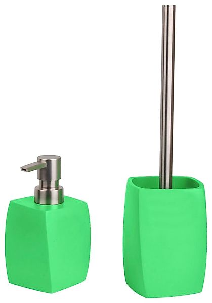 Sanilo Badaccessoire-Set "Wave Green" bestehend aus Seifenspender und WC-Bü günstig online kaufen