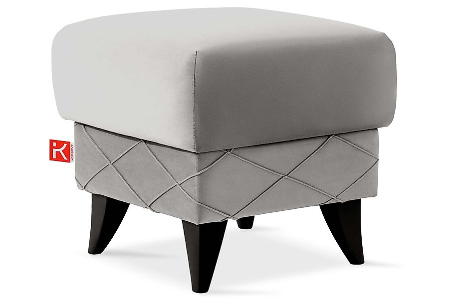 KONSIMO® Fußhocker Sitzhocker mit Stauraum GUSTAVO, günstig online kaufen