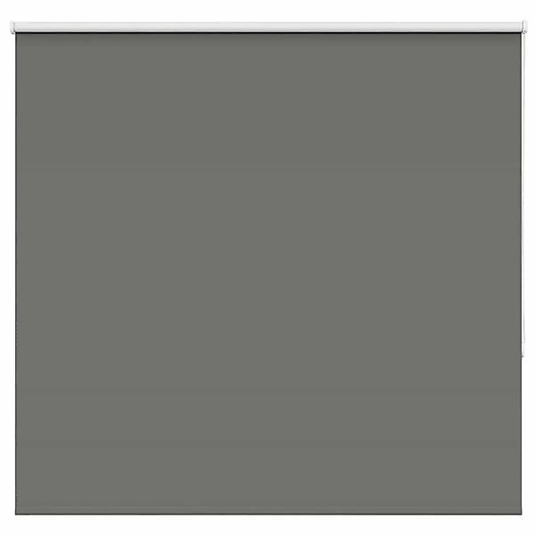 vidaXL Verdunkelungsrollo Grau 145x130cm Stoffbreite 141,6cm Polyester 4011 günstig online kaufen