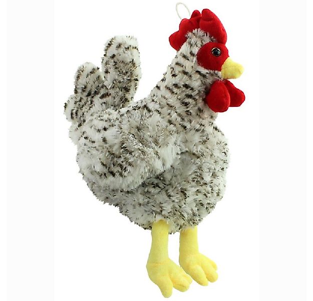 Rasehorn Kuscheltier Huhn sitzend ca 28 cm, Gockel, flauschiger Plüsch Baue günstig online kaufen