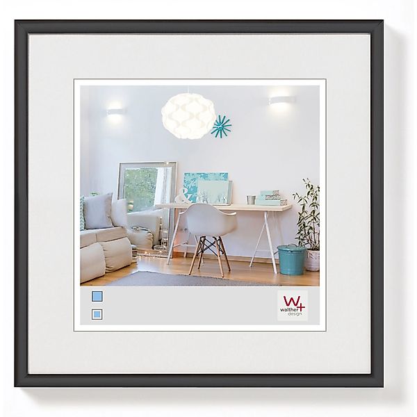 walther design New Lifestyle Kunststoff Bilderrahmen 13x13 cm KV313B günstig online kaufen