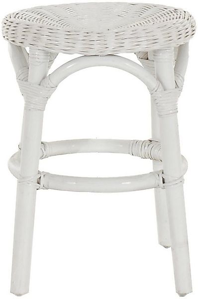 Krines Home Badhocker Hocker aus natürlichem Rattan Rattanhocker Beistell-H günstig online kaufen