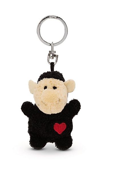 Nici Plüschfigur Nici 62085 Schlüsselanhänger Schaf schwarz mit Herz 5cm an günstig online kaufen