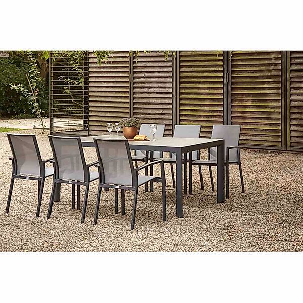Siena Garden Garten-Essgruppe "Velia" 7 Stk. tlg. günstig online kaufen
