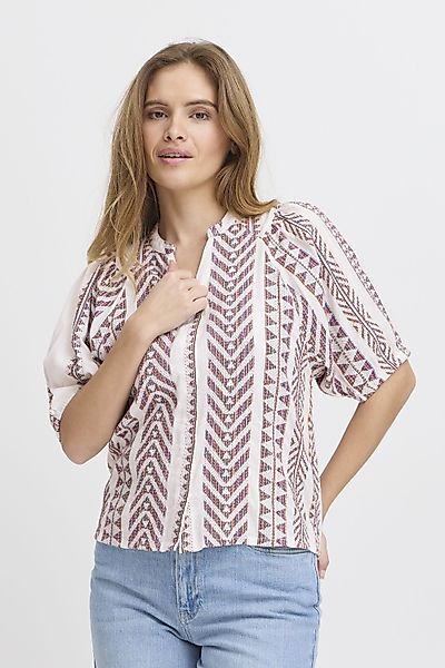 Pulz Jeans Kurzarmbluse PZLEZIA Stylisches Oberteil günstig online kaufen