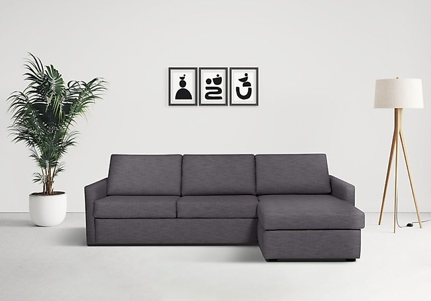 Home affaire Schlafsofa »GOLDPOINT Ecksofa 264 cm, Liegefläche (140/200cm), günstig online kaufen