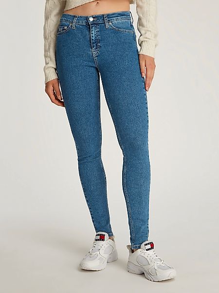 Tommy Jeans Skinny-fit-Jeans "NORA MR SKNY AH1280", mit Waschung, mit Logo- günstig online kaufen