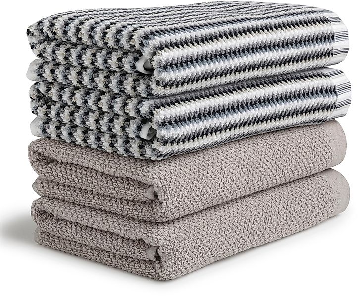 Möve Handtuch Set »Bliss Handtuch Set«, Packung, 4 tlg., Walkfrottier, Perl günstig online kaufen