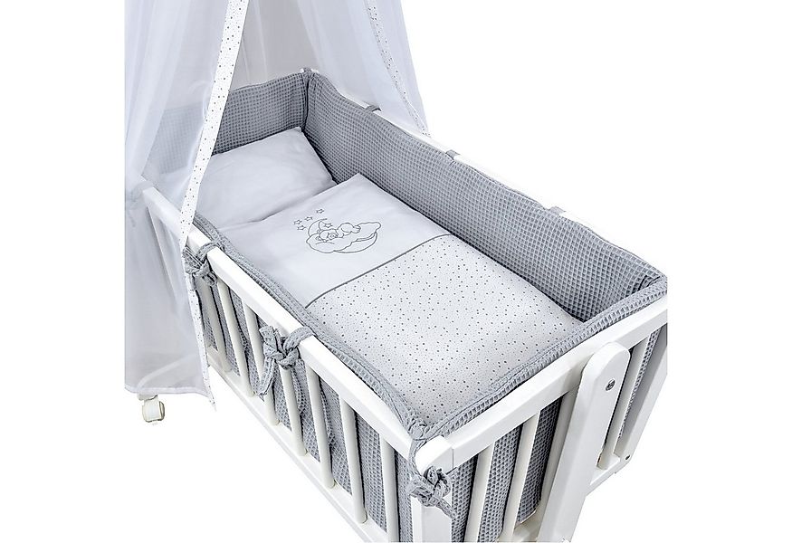 Baby-Delux Babybettwäsche Baby Wiegenset Waffelpique, Textilien, 6 teilig, günstig online kaufen