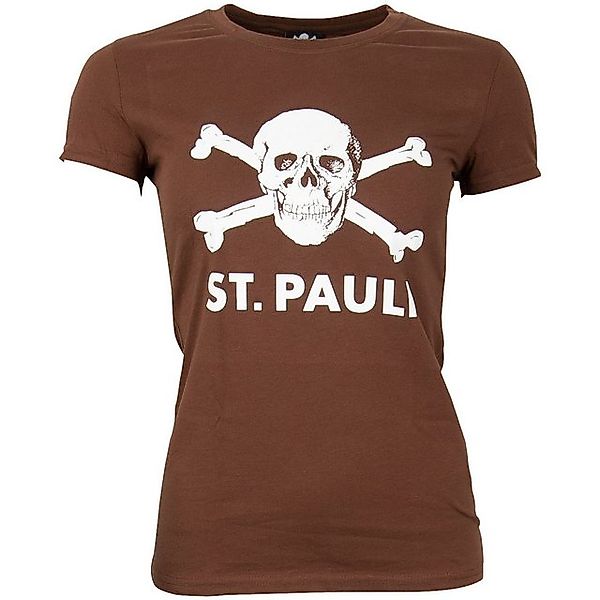 FC St. Pauli T-Shirt Totenkopf taillierter günstig online kaufen