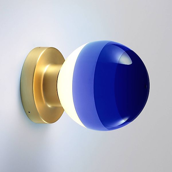 MARSET LED-Wandlampe Dipping Light A2 blau/gold günstig online kaufen