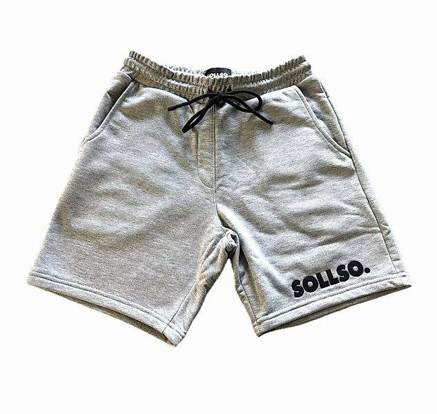 Sollso. Sweatshorts Sweatshorts „SOLLSO.“, Grau Melliert günstig online kaufen